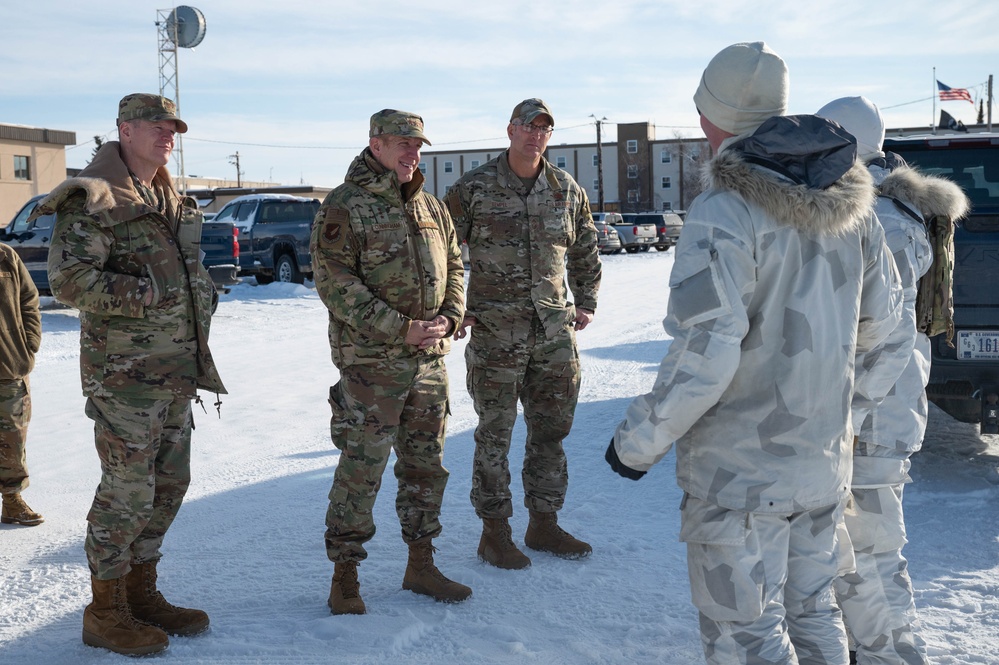 11th Air Force Leadership visits Eielson