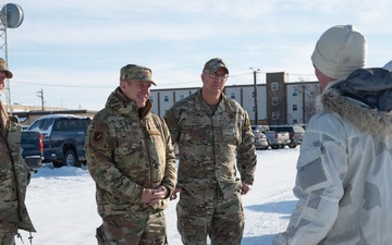 11th Air Force Leadership visits Eielson