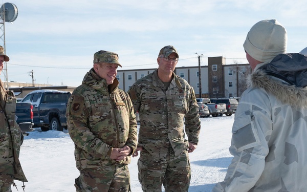 11th Air Force Leadership visits Eielson