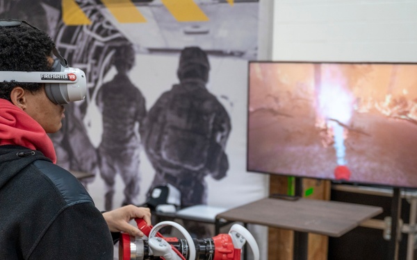 Connecticut High School Students learn about the National Guard during “Mission Day”