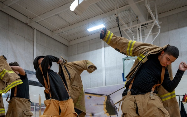Connecticut High School Students learn about the National Guard during “Mission Day”