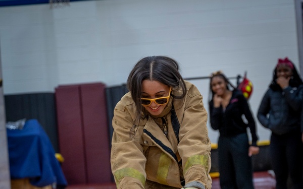 Connecticut High School Students learn about the National Guard during “Mission Day”