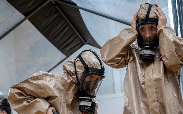 Connecticut High School Students learn about the National Guard during “Mission Day”