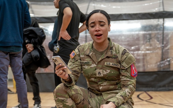 Connecticut High School Students learn about the National Guard during “Mission Day”