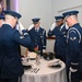 Honor Guard Salutes Missing Man Table