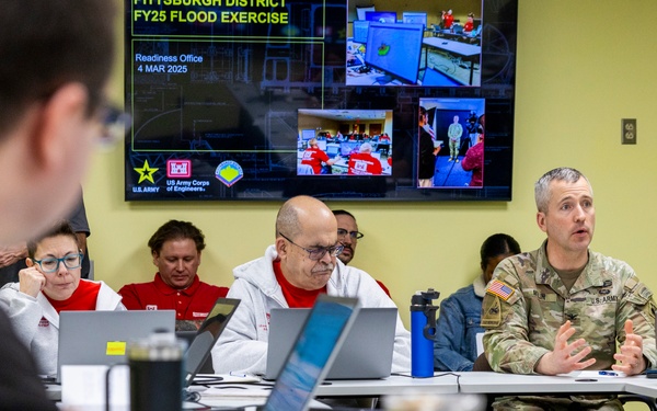 Partnership at the table: Pittsburgh District hosts first multi-agency emergency scenario exercise to fight floods together