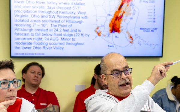 Partnership at the table: Pittsburgh District hosts first multi-agency emergency scenario exercise to fight floods together