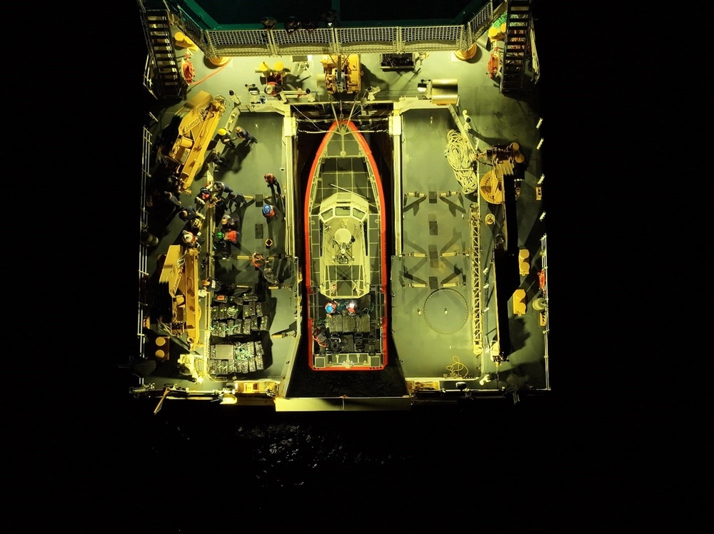 Coast Guard Cutter Stone seizes approximately 11,000 pounds of cocaine in the Eastern Pacific Ocean