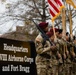 Fort Bragg Redesignation Ceremony