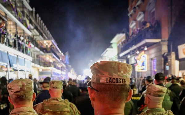 La. Guard supports Mardi Gras security operations in New Orleans