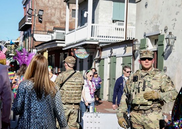 La. Guard supports Mardi Gras security operations in New Orleans