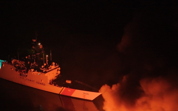 Coast Guard Cutter Stone seizes approximately 11,000 pounds of cocaine in the Eastern Pacific Ocean