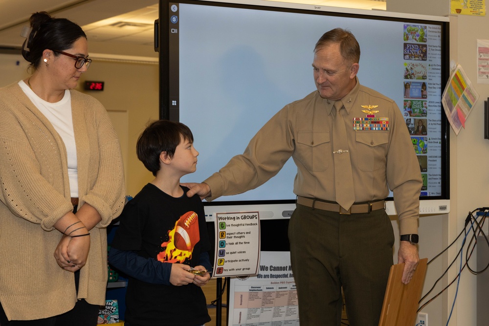 Nine year old awarded for lifesaving efforts