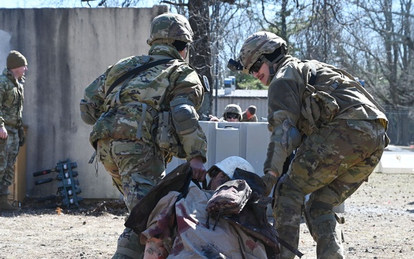 Joint Base McGuire-Dix-Lakehurst. 8th MEDICAL BRIGADE MSTC Combat Lifesaver Course. “Best Warrior” March 7th, 2025.