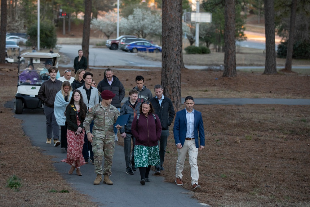 Pfc. Roland L. Bragg's Family Takes Part in Sunset Liberty March