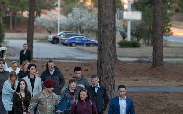 Pfc. Roland L. Bragg's Family Takes Part in Sunset Liberty March