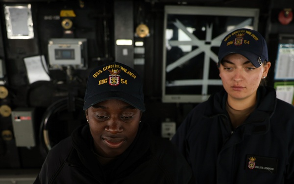 Curtis Wilbur Sailors Man The Helm