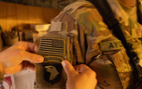 HHT, TF Nighthawk Patching Ceremony