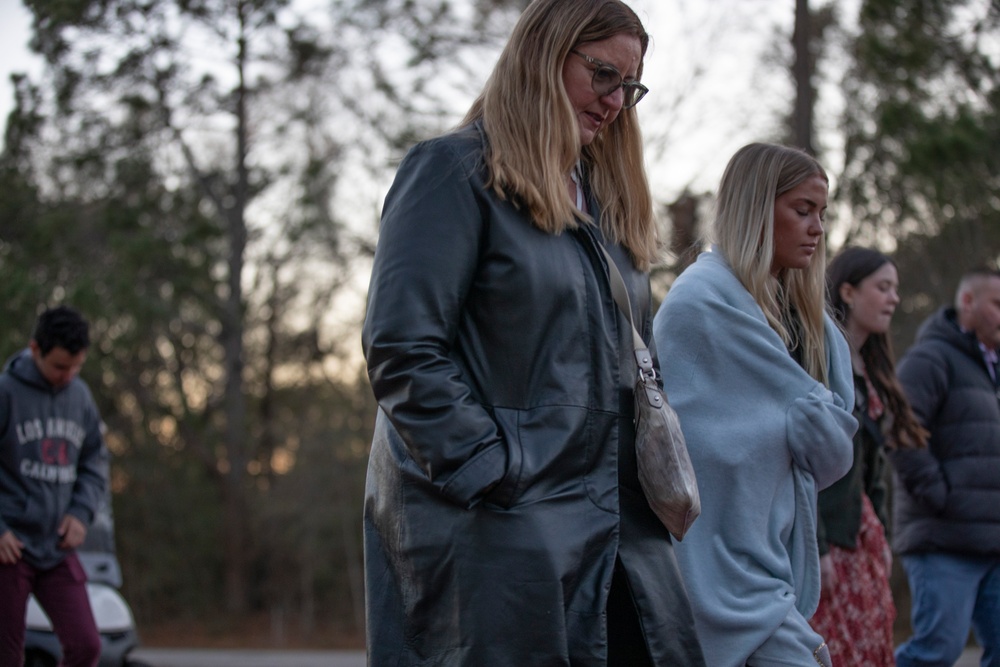 Pfc. Roland L. Bragg's Family Takes Part in Sunset Liberty March