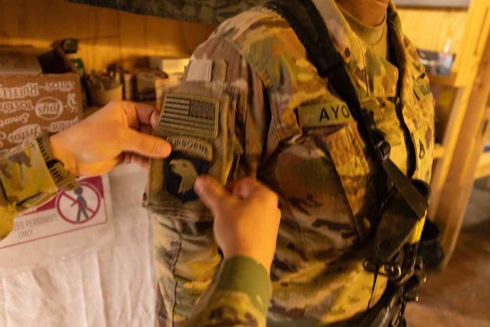 HHT, TF Nighthawk Patching Ceremony
