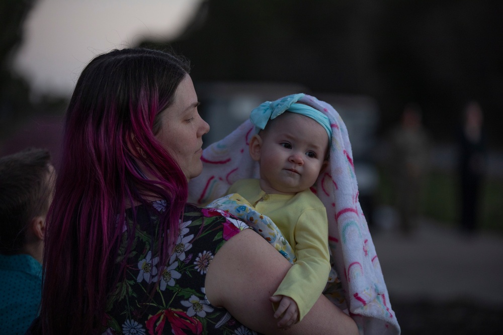 Pfc. Roland L. Bragg's Family Takes Part in Sunset Liberty March