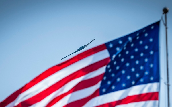 Department of the Air Force BMT, Graduation parade with B2 flyover - March 6, 2025