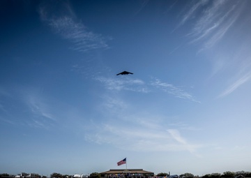 Department of the Air Force BMT, Graduation parade with B2 flyover - March 6, 2025