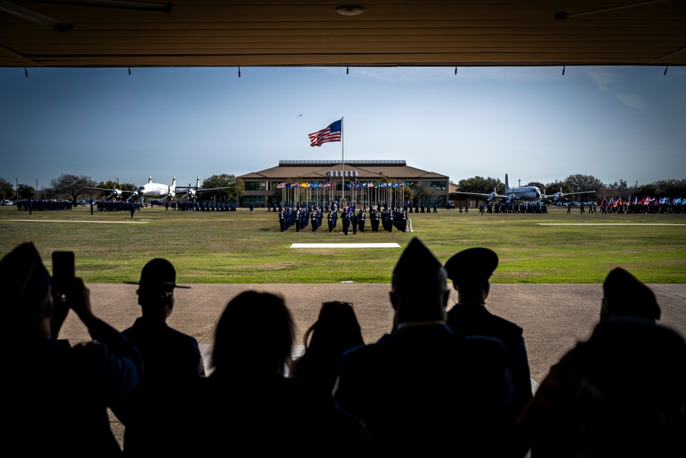 Department of the Air Force BMT, Graduation parade with B2 Flyover- March 6, 2025