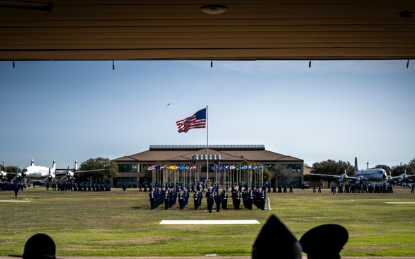 Department of the Air Force BMT, Graduation parade with B2 Flyover- March 6, 2025