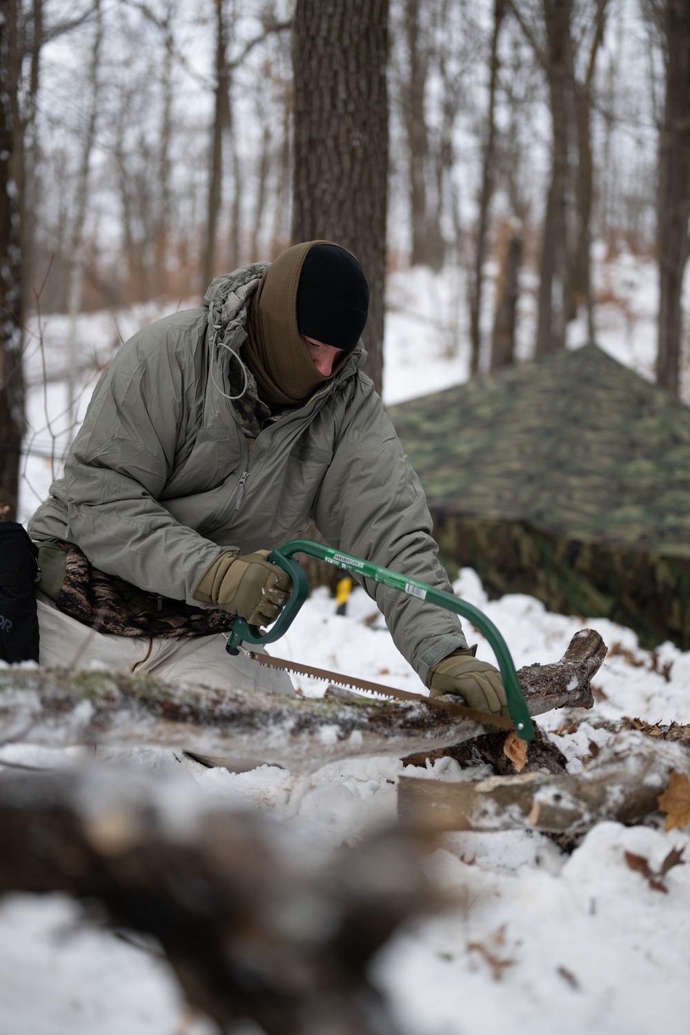 177th Leader Sharpens Cold-Weather Edge, Graduates Subzero Survival Course