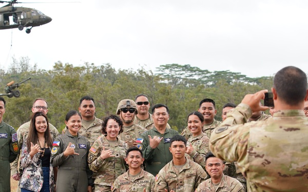 State Partnership Program Rotary Wing Key Leader Engagement in Hawai‘i