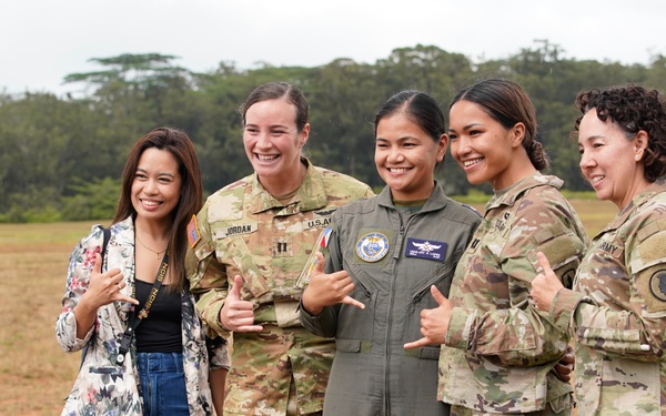 State Partnership Program Rotary Wing Key Leader Engagement in Hawai‘i