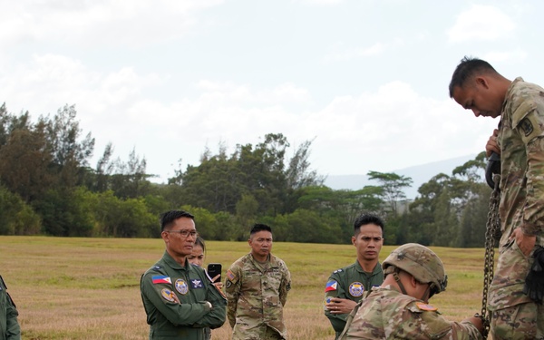 State Partnership Program Rotary Wing Key Leader Engagement in Hawai‘i