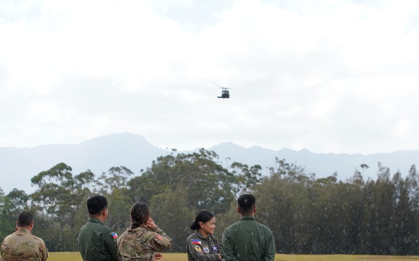 State Partnership Program Rotary Wing Key Leader Engagement in Hawai‘i