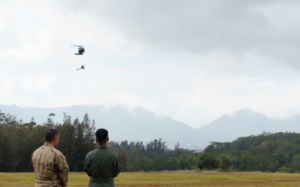 State Partnership Program Rotary Wing Key Leader Engagement in Hawai‘i