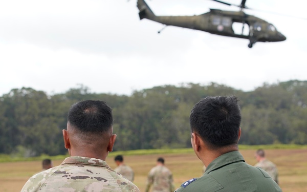 State Partnership Program Rotary Wing Key Leader Engagement in Hawai‘i
