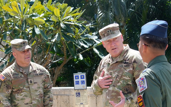 State Partnership Program Rotary Wing Key Leader Engagement in Hawai‘i