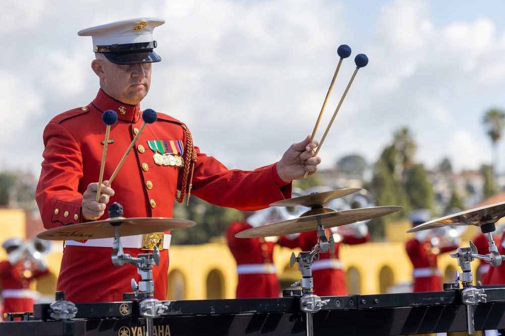 Battle Color Detachment at MCRD San Diego