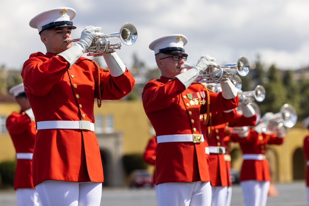 Battle Color Detachment at MCRD San Diego