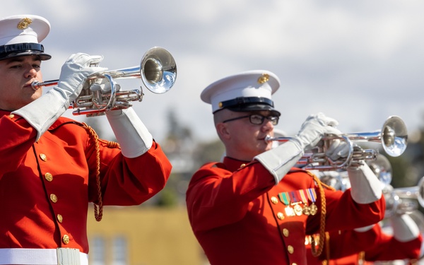 Battle Color Detachment at MCRD San Diego