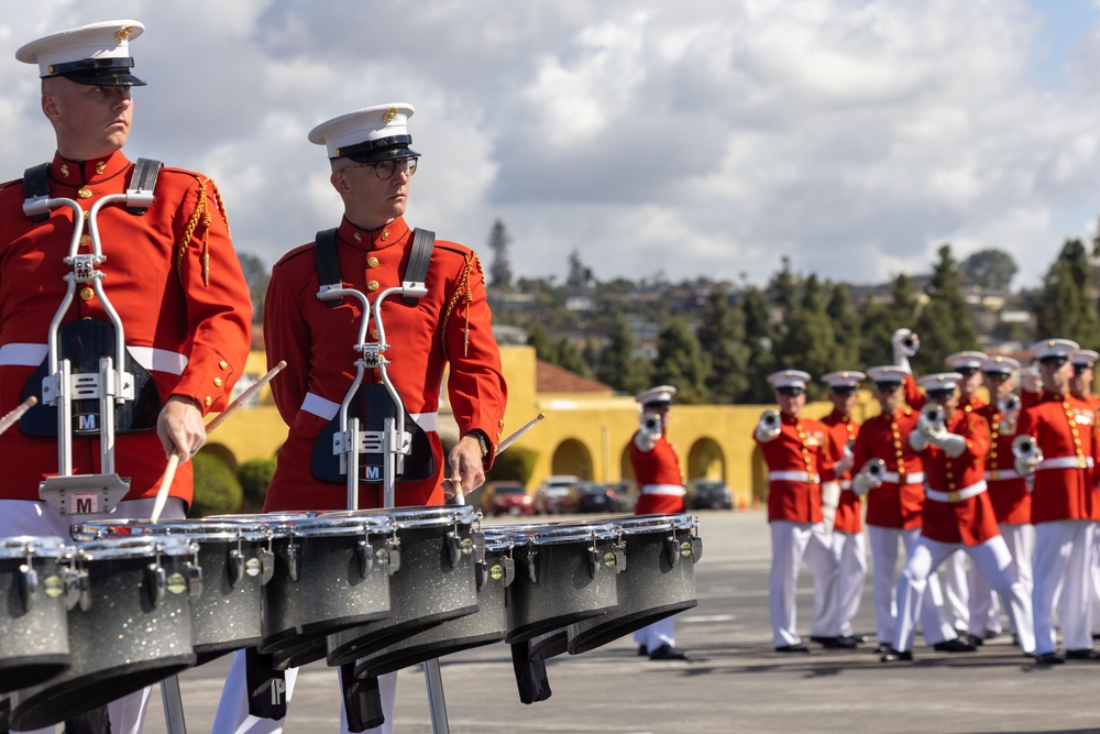 Battle Color Detachment at MCRD San Diego