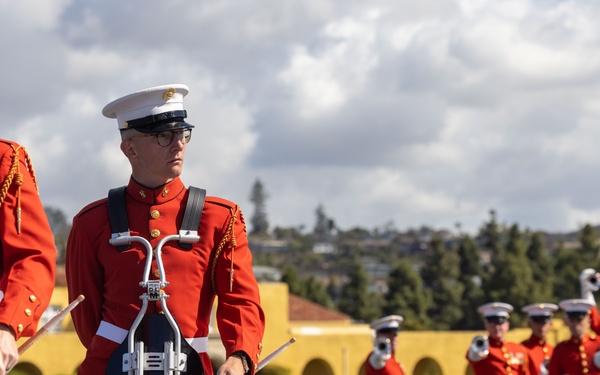 Battle Color Detachment at MCRD San Diego