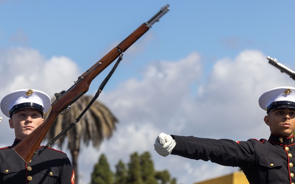 Battle Color Detachment at MCRD San Diego