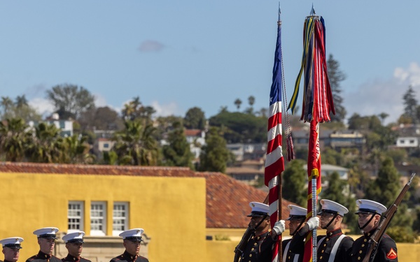 Battle Color Detachment at MCRD San Diego