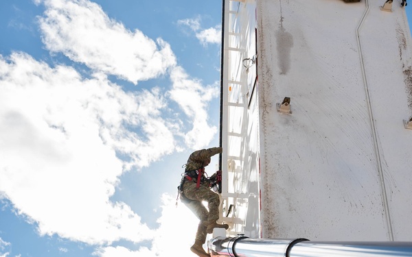 Missile maintenance: scaling heights for mission readiness