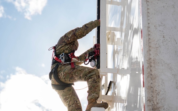 Missile maintenance: scaling heights for mission readiness