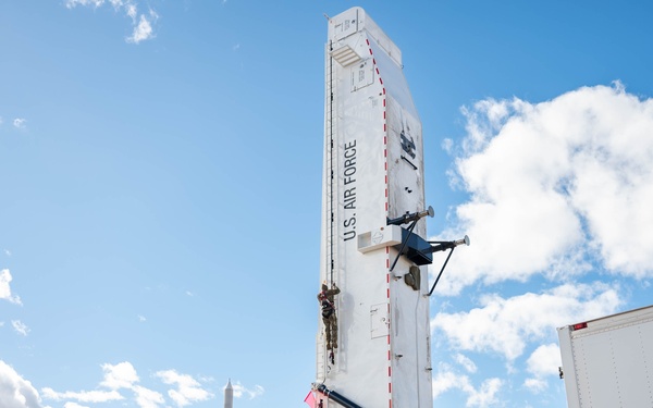 Missile maintenance: scaling heights for mission readiness