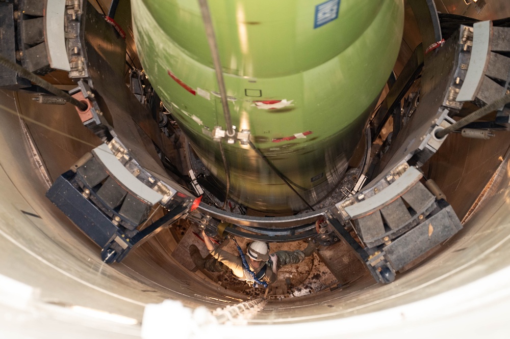 Missile maintenance: scaling heights for mission readiness