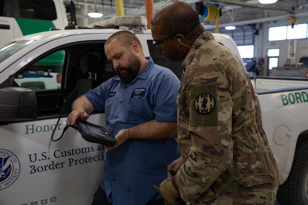 U.S. Soldiers collaborate with CBP to support southern border Mission
