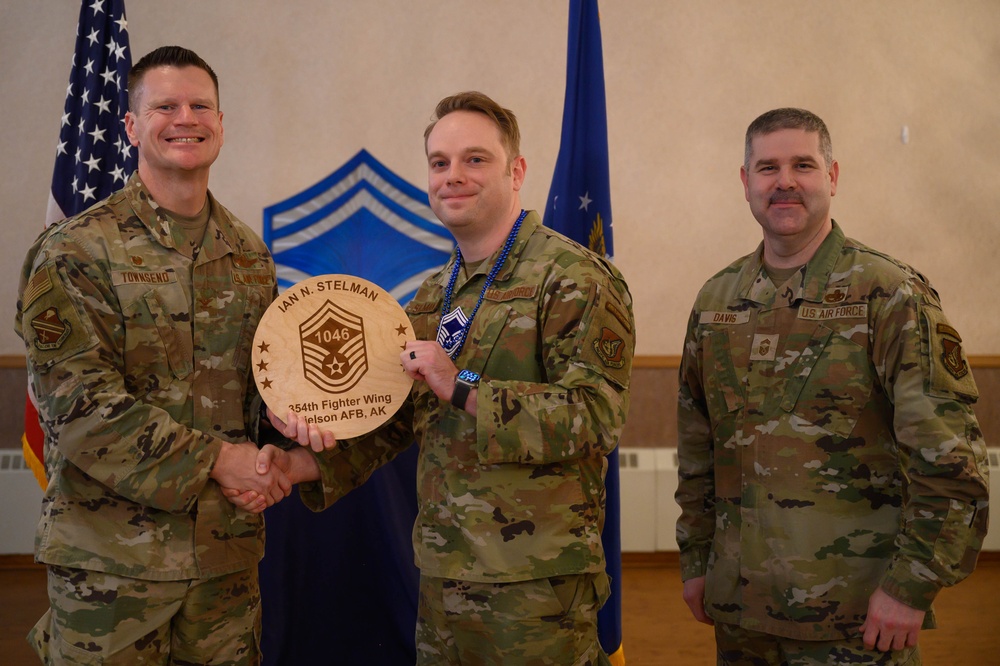 Team Eielson celebrates their newest SMSgt Selects